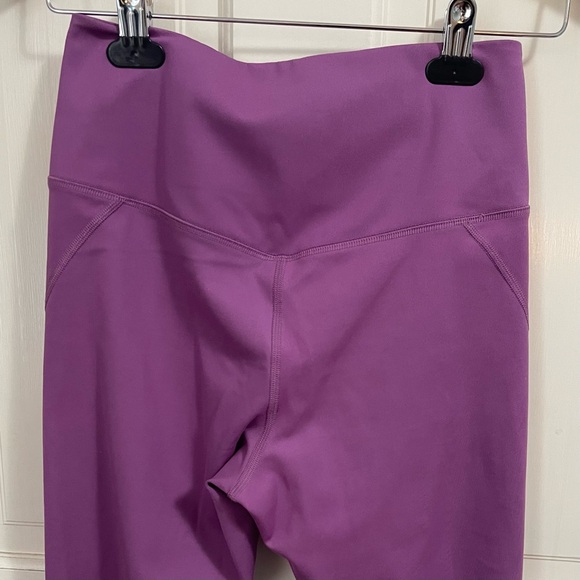 Girlfriend Collective High Rise Compressive Leggings Medium Purple Athleisure - Picture 8 of 8